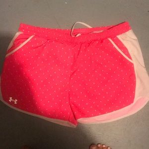 Under armour light weight, semi fitted shorts.